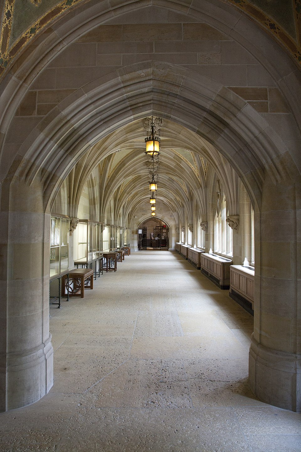 Sterling Library cloister, Yale University